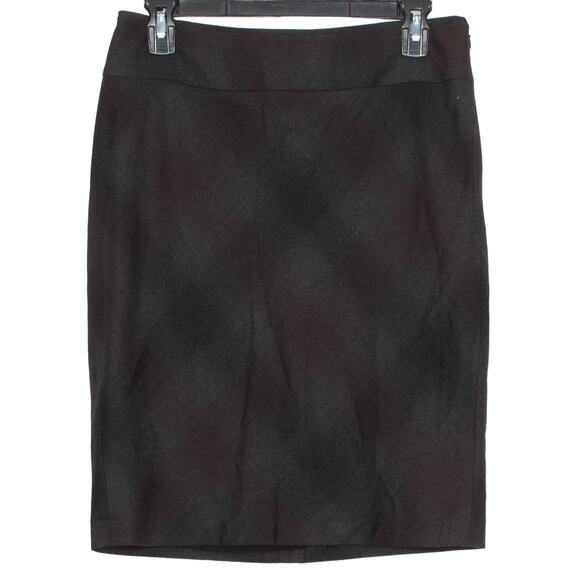 NWT The Limited Skirt Pencil Minimalist Dark Academia Neutral Gray Brown Size 4 - Picture 1 of 4